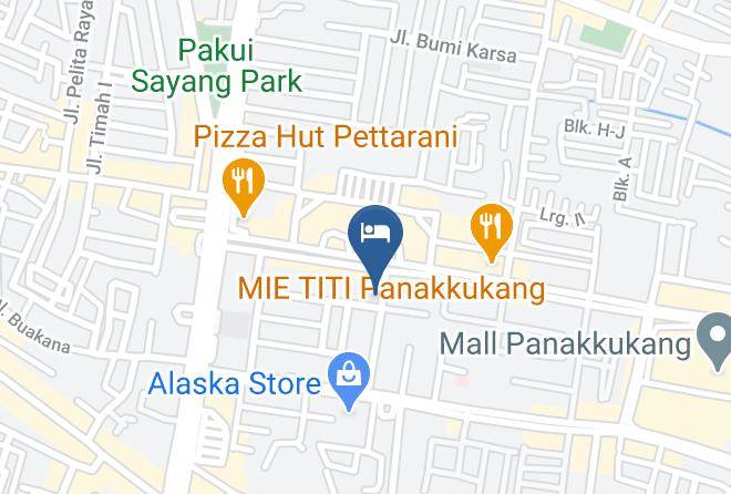Makassar - Hotel Remcy Panakkukang Makassar Maps