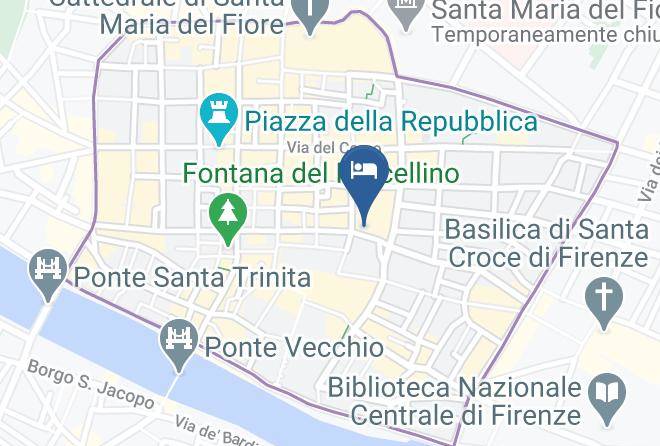 Hotel Renaissance Florence Map