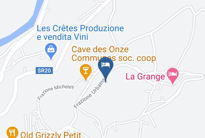 Aosta - Hotel Rendez Vous Maps