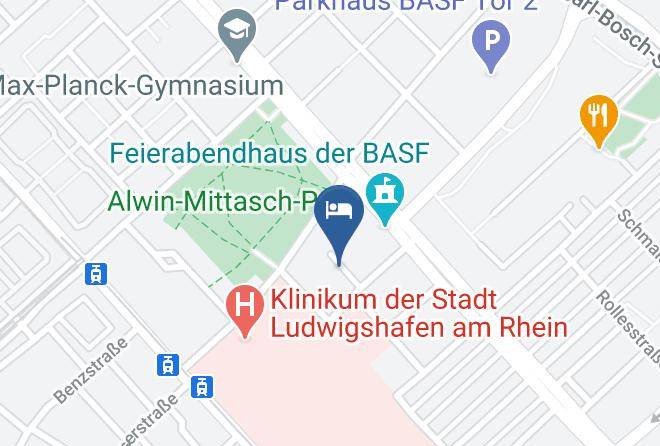 Ludwigshafen Am Rhein - Hotel Rene Bohn Maps
