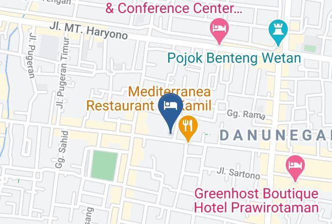 Kota Yogyakarta - Hotel Diana Jogja Maps