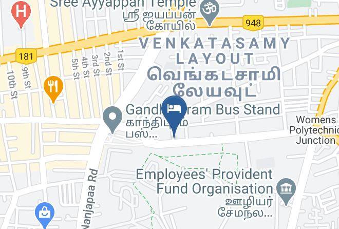 Coimbatore - Hotel Rennuka Maps