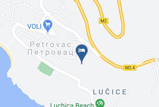 Budva - Hotel Renome Maps