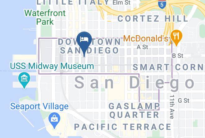 San Diego - Hotel Republic San Diego Autograph Collection Maps