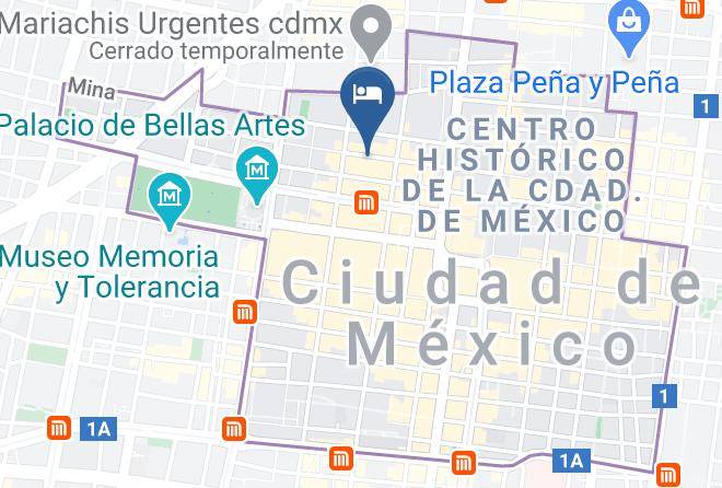 Cuauhtemoc - Hotel Republica Maps