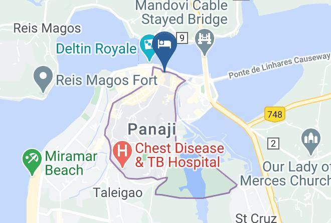 Panaji - Hotel Republica Maps