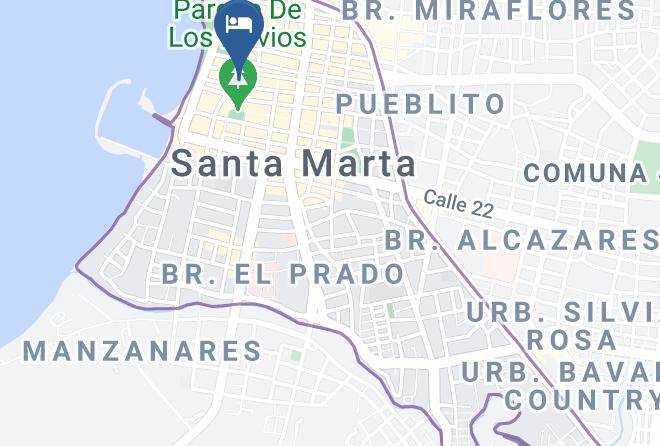 Santa Marta - Hotel Republicano Colonial Maps