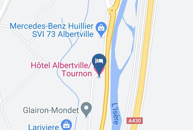 Savoie - Hotel Albertville Tournon Maps