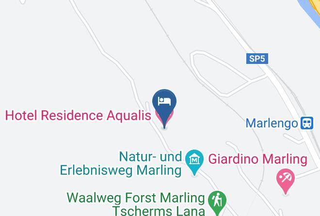 Bolzano - Hotel Residence Aqualis Maps