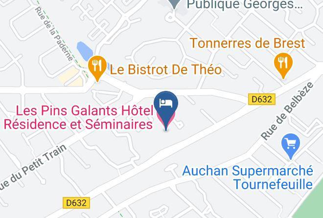 Haute Garonne - Les Pins Galants Hotel Residence Et Seminaires Maps