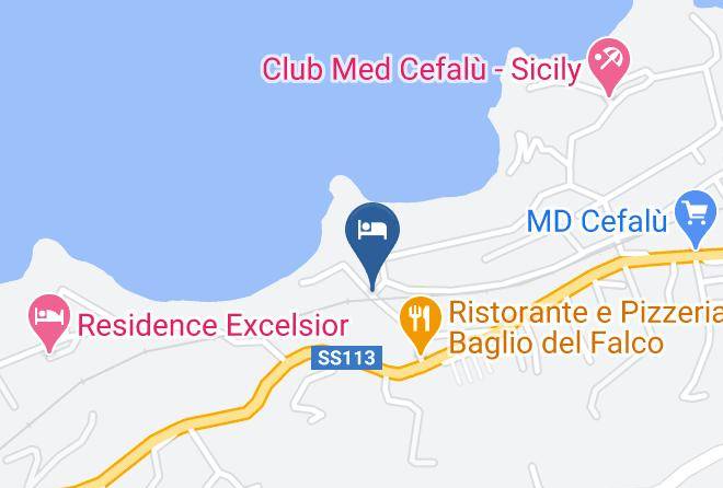 Palermo - Hotel Residence Calanica Maps