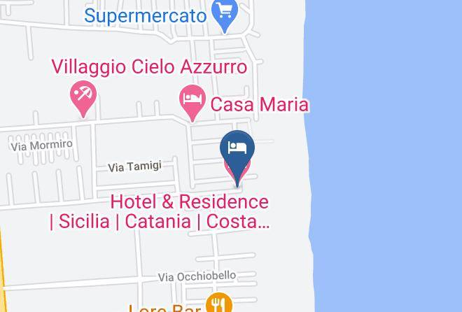Catania - Hotel & Residence Sicilia Catania Costa Del Sole Maps