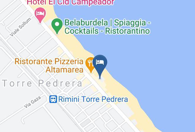 Rimini - Hotel & Residence Cavalluccio Marino Maps