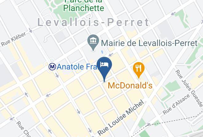 Hauts De Seine - Hotel Residence Champerret Maps