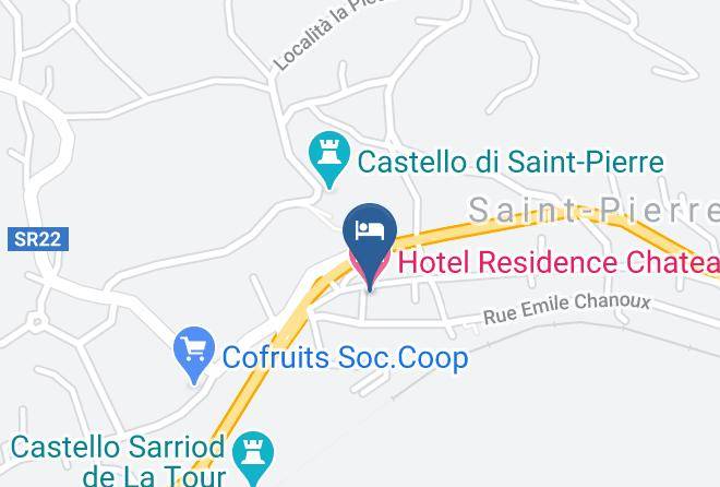 Aosta - Hotel Residence Chateau Maps