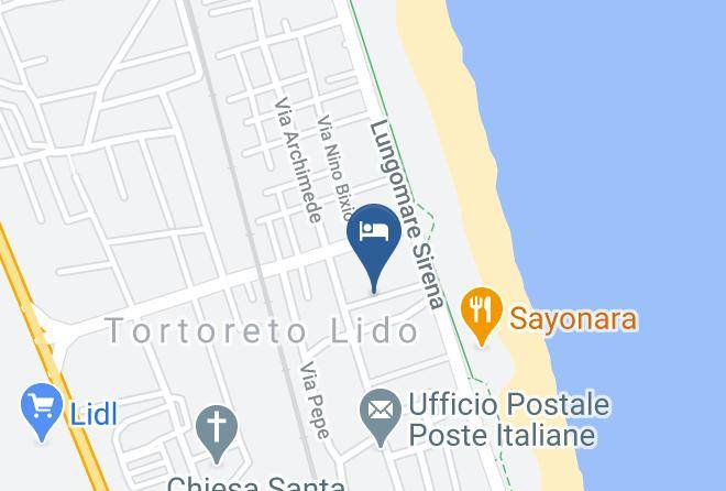 Hotel Residence Civi Tortoreto Lido Map