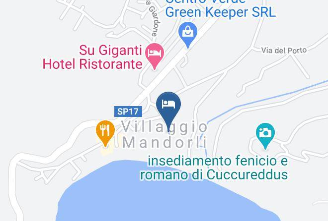Province Of South Sardinia - Hotel & Residence Cormoran Maps