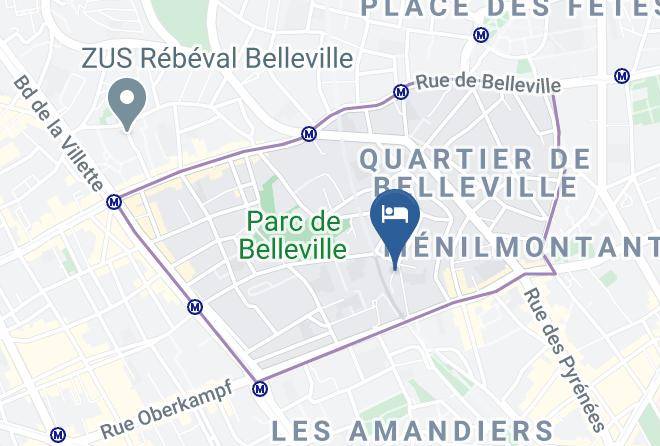 Paris - Hotel & Residence De La Mare Maps