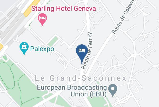 Le Grand Saconnex - Hotel Residence Du Grand Saconnex Maps