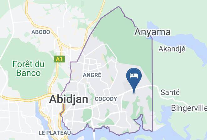Abidjan - Hotel Du Roi Maps