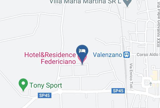 Bari - Hotel&residence Federiciano Maps