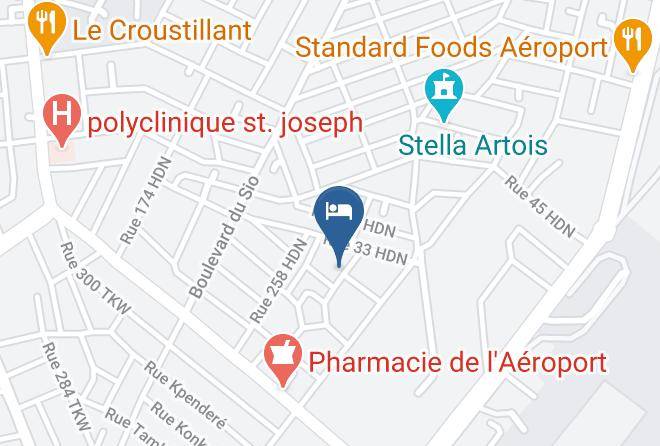 Hotel Residence Flamani Map