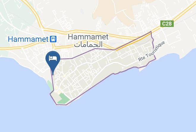Hotel Residence Hammamet Map - Tunisia
