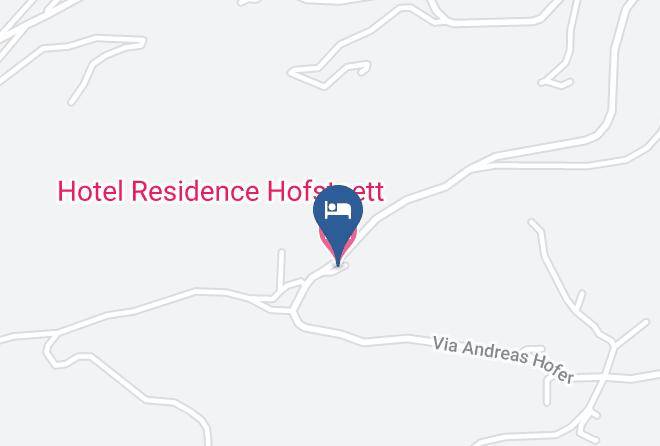 Hotel Residence Hofstaett Map