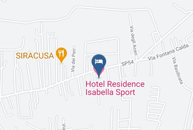 Agrigento - Hotel Residence Isabella Sport Maps
