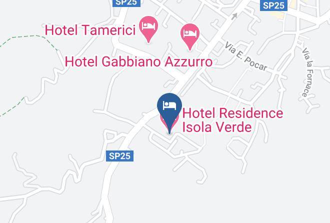 Leghorn - Hotel Residence Isola Verde Maps