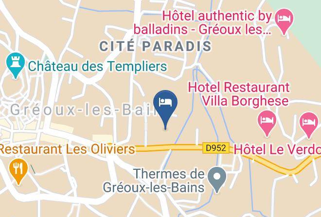 Alpes De Haute Provence - Hotel Residence La Castellane Maps