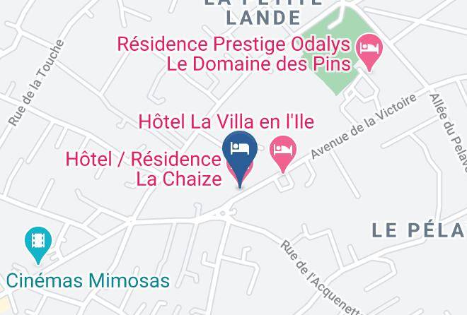 Vendee - Hotel Residence La Chaize Maps