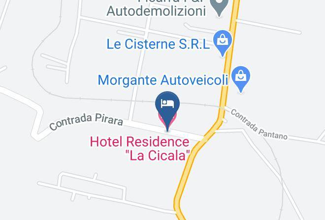 Reggio Di Calabria - Hotel Residence La Cicala Maps