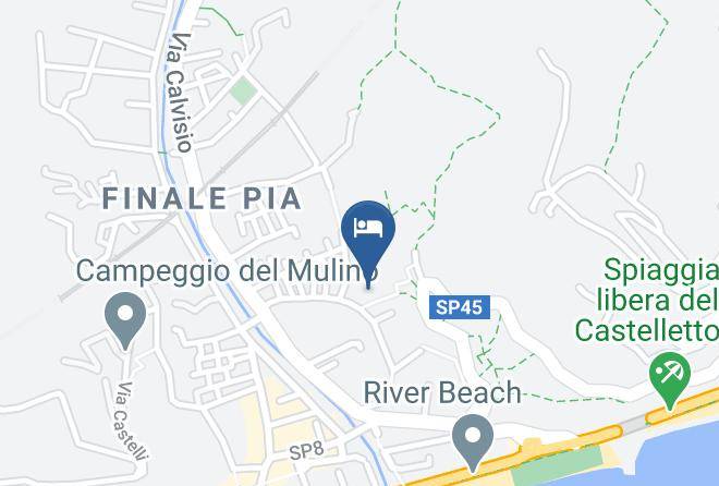 Savona - Hotel Residence La Palma Maps