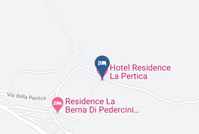 Hotel Residence La Pertica Map