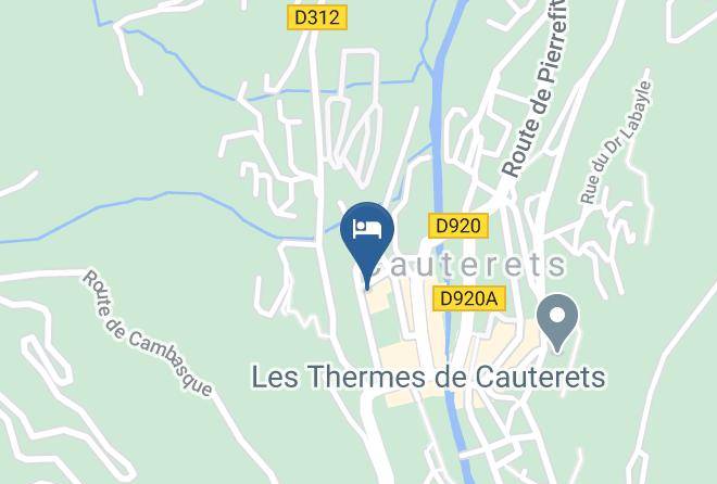 Hotel Residence Le Lys Cauterets Map