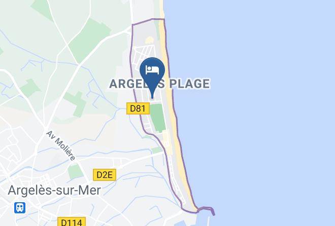 Pyrenees Orientales - Hotel Residence Le Maritime Argeles Sur Mer Maps