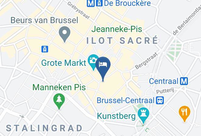 Brussels - Hotel Residence Le Quinze Maps