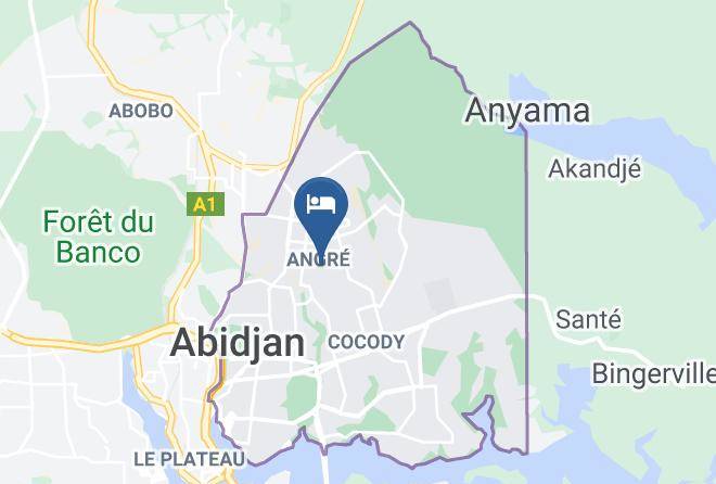 Abidjan - Hotel Residence Le Vaisseau Maps