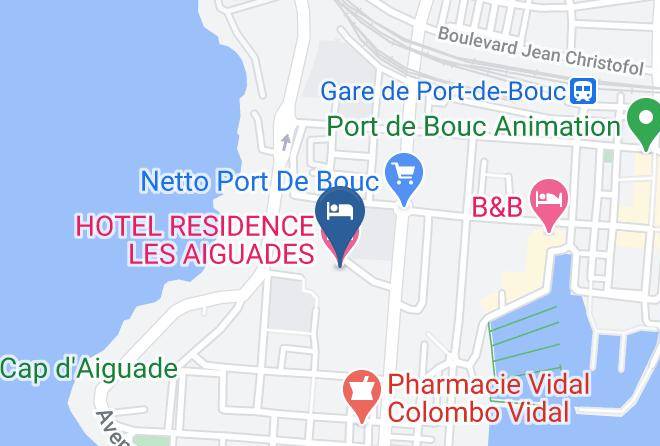 Bouches Du Rhone - Hotel Residence Les Aiguades Maps