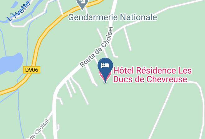 Yvelines - Hotel Residence Les Ducs De Chevreuse Maps
