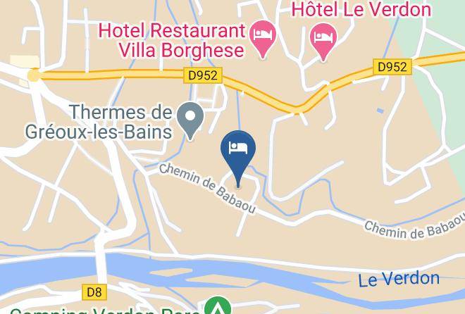 Alpes De Haute Provence - Hotel Residence Les Grands Pins Maps