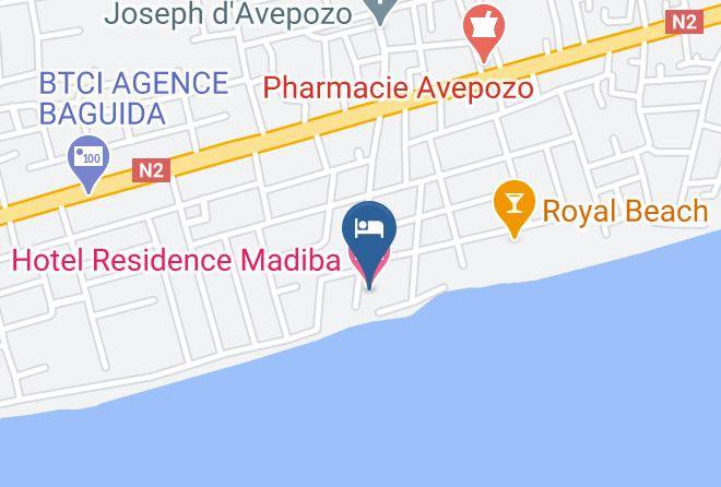 Golfe - Hotel Residence Madiba Maps
