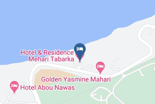 Hotel & Residence Mehari Tabarka Map - Tunisia