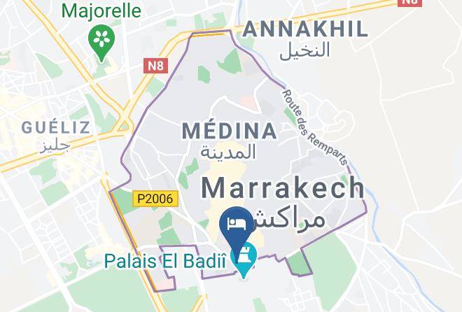 Marrakesh - Hotel Jood Marrakech Medina Maps