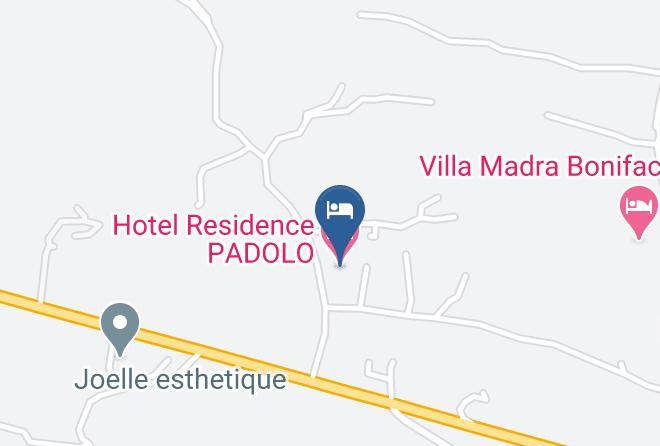 Hotel Residence Padolo Map