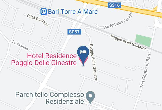 Bari - Hotel Residence Poggio Delle Ginestre Maps