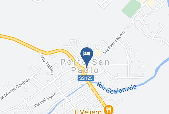 Hotel Residence Porto San Paolo Map