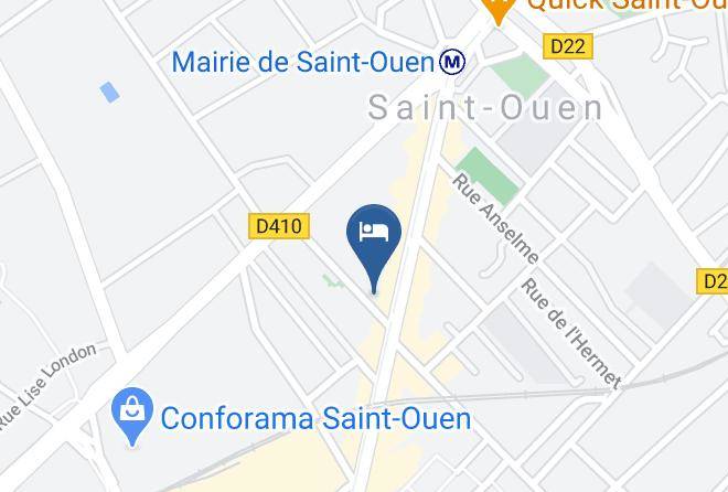 Seine St Denis - Hotel Residence Saint Ouen Maps