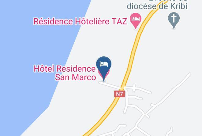 Hotel Residence San Marco Map - Sud - Ocean